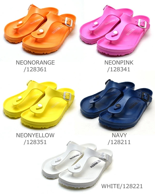 ビルケンシュトック サンダル ギゼ BIRKENSTOCK EVA GIZEH メンズ レディース 幅広 ノーマル ネイビー オレンジ イエロー ピンク カーキ[eva-gizeh]
