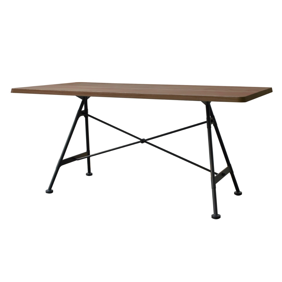 ダイニングテーブル ウォールナット無垢天板 幅150cm 天然木 ダイニング テーブル 食卓 長方形 4人掛け スチール脚 異素材 木目 ビンテージ調 ヴィンテージ調 ブラウン 開梱設置 ダイニングテーブル ウォールナット無垢天板 幅150cm 天然木 ダイニング テーブル 食卓 長方形 4人掛け スチール脚 異素材 木目 ビンテージ調 ヴィンテージ調 ブラウン 開梱設置