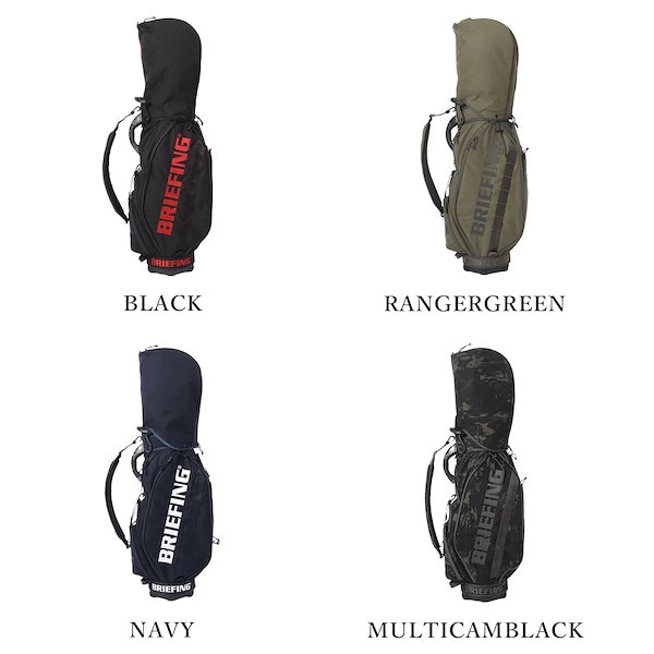BRIEFING キャディバッグ ブラック カーキ BRIEFING キャディバッグ
