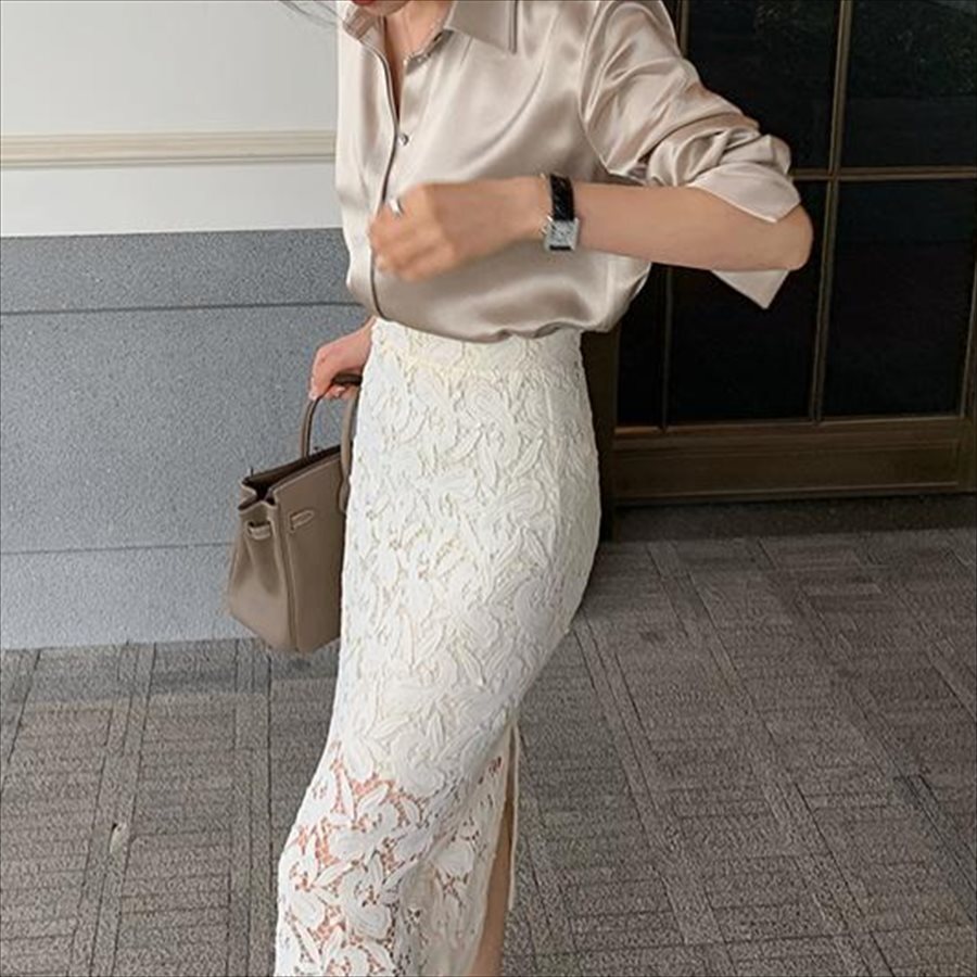 総レース ペンシルスカート シースルー ロング丈 夏 韓国 nr9478 楽天市場】総レース（カラーパープル）（スカート｜ボトムス