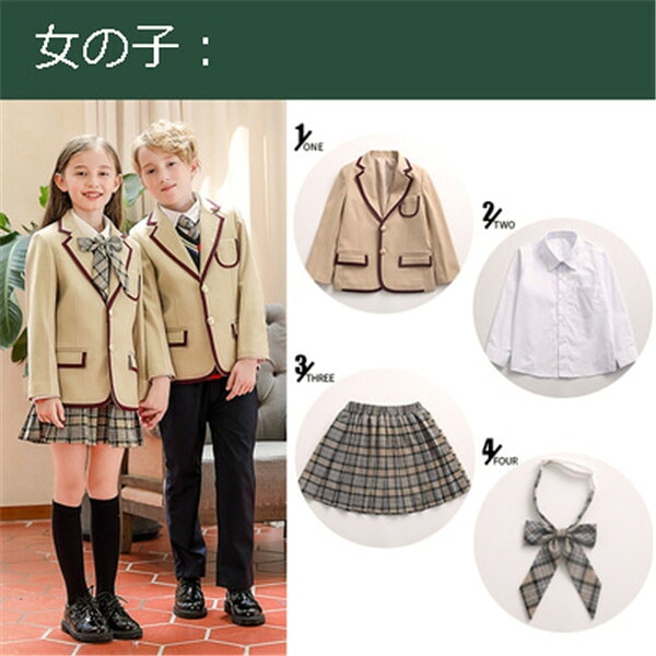 学生服 子供服 ピアノ発表会 上下セット キッズスーツ キッズフォーマルスーツ 女の子 男の子 女児 ベージュ グリーン ジャケット ブラウス スカート リボン 七五三 誕生日 合唱服 団体 100 学生服 子供服 ピアノ発表会 上下セット キッズスーツ キッズフォーマルスーツ 女の子 男の子 女児 ベージュ グリーン ジャケット ブラウス スカート リボン 七五三 誕生日 合唱服 団体 100