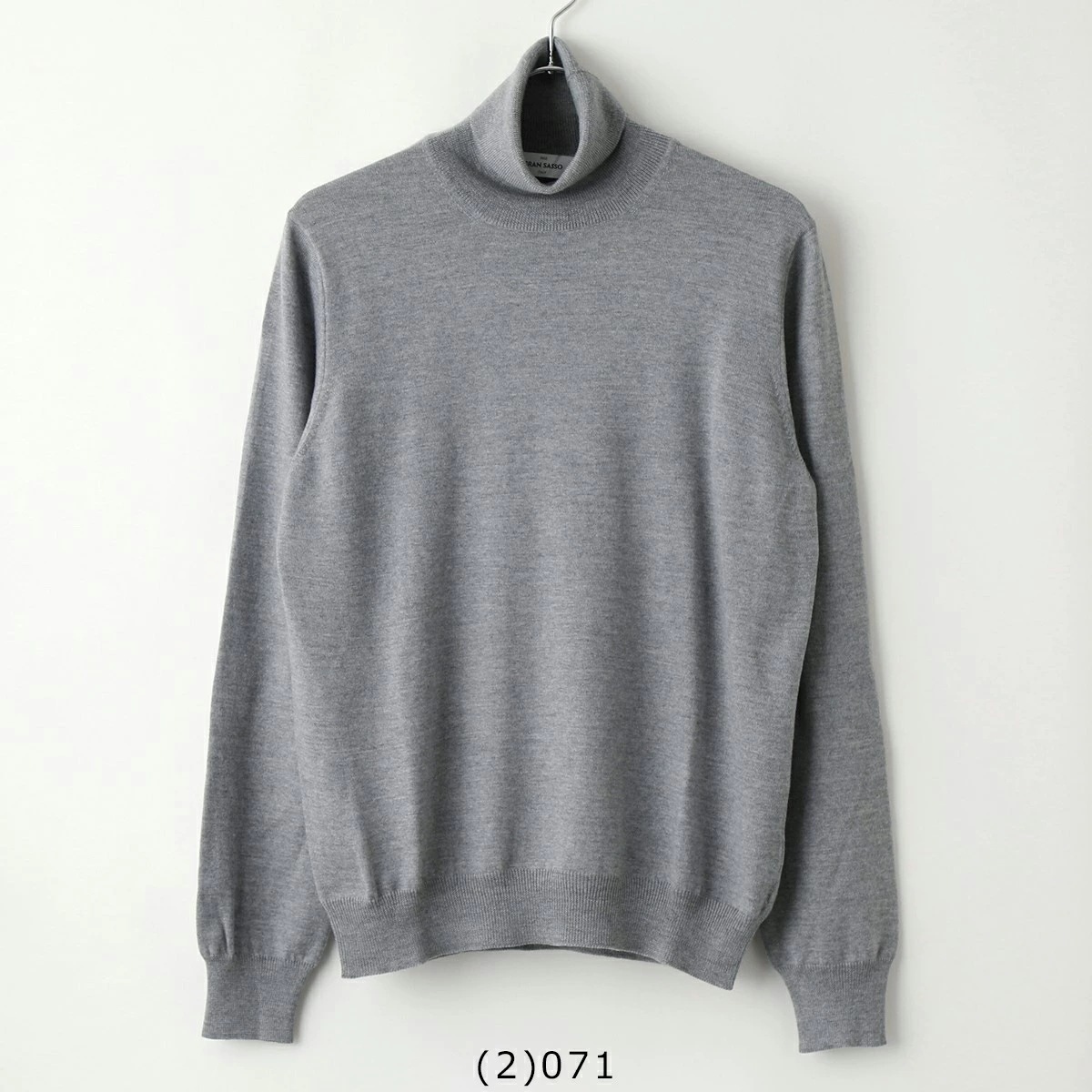 GRAN SASSO グランサッソ 55157 14290 カラー13色 タートルネック ニット 長袖 ハイゲージ 12ゲージ 12G メリノウール 無地 メン GRAN SASSO グランサッソ 55157 14290 カラー13色 タートルネック ニット 長袖 ハイゲージ 12ゲージ 12G メリノウール 無地 メン