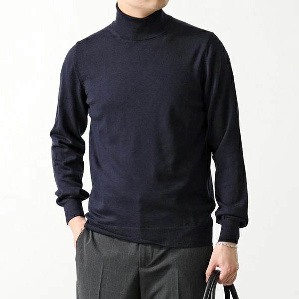 GRAN SASSO グランサッソ 55157 14290 カラー13色 タートルネック ニット 長袖 ハイゲージ 12ゲージ 12G メリノウール 無地 メン GRAN SASSO グランサッソ 55157 14290 カラー13色 タートルネック ニット 長袖 ハイゲージ 12ゲージ 12G メリノウール 無地 メン