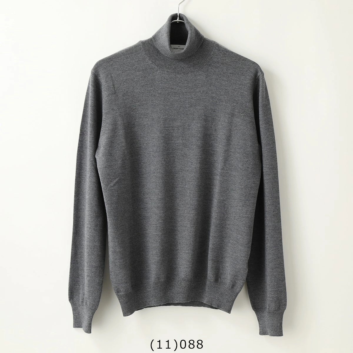 GRAN SASSO グランサッソ 55157 14290 カラー13色 タートルネック ニット 長袖 ハイゲージ 12ゲージ 12G メリノウール 無地 メン GRAN SASSO グランサッソ 55157 14290 カラー13色 タートルネック ニット 長袖 ハイゲージ 12ゲージ 12G メリノウール 無地 メン