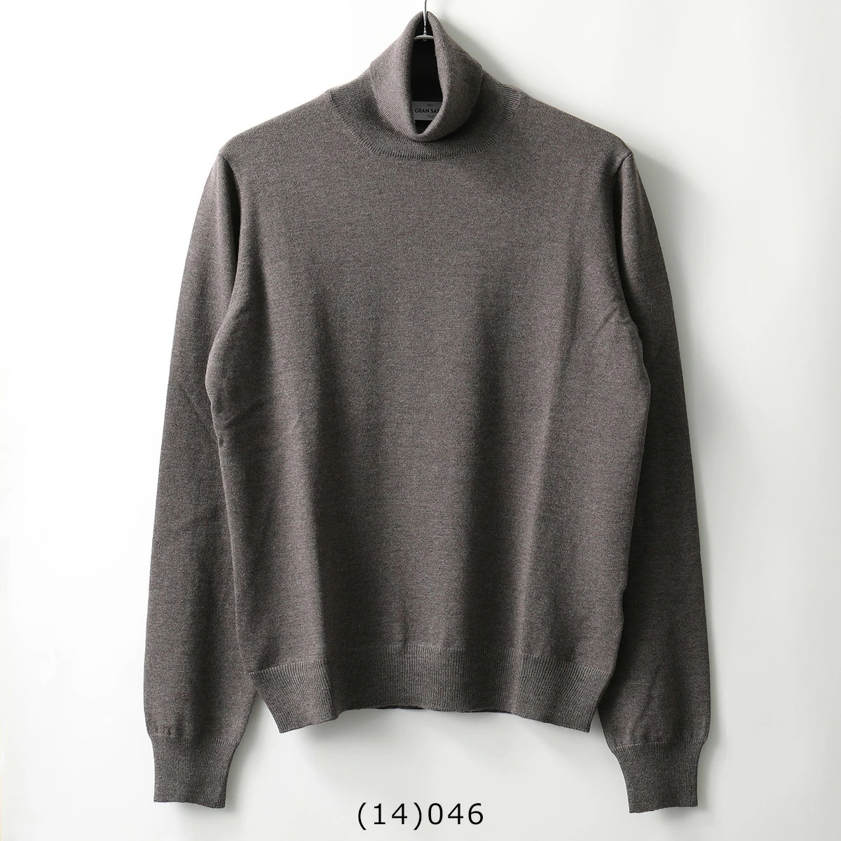 GRAN SASSO グランサッソ 55157 14290 カラー13色 タートルネック ニット 長袖 ハイゲージ 12ゲージ 12G メリノウール 無地 メン GRAN SASSO グランサッソ 55157 14290 カラー13色 タートルネック ニット 長袖 ハイゲージ 12ゲージ 12G メリノウール 無地 メン