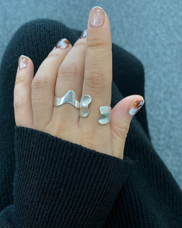 [e]Ring-シルバー hirondelle et pepin（イロンデール エ ペパン） silver sr-19fw