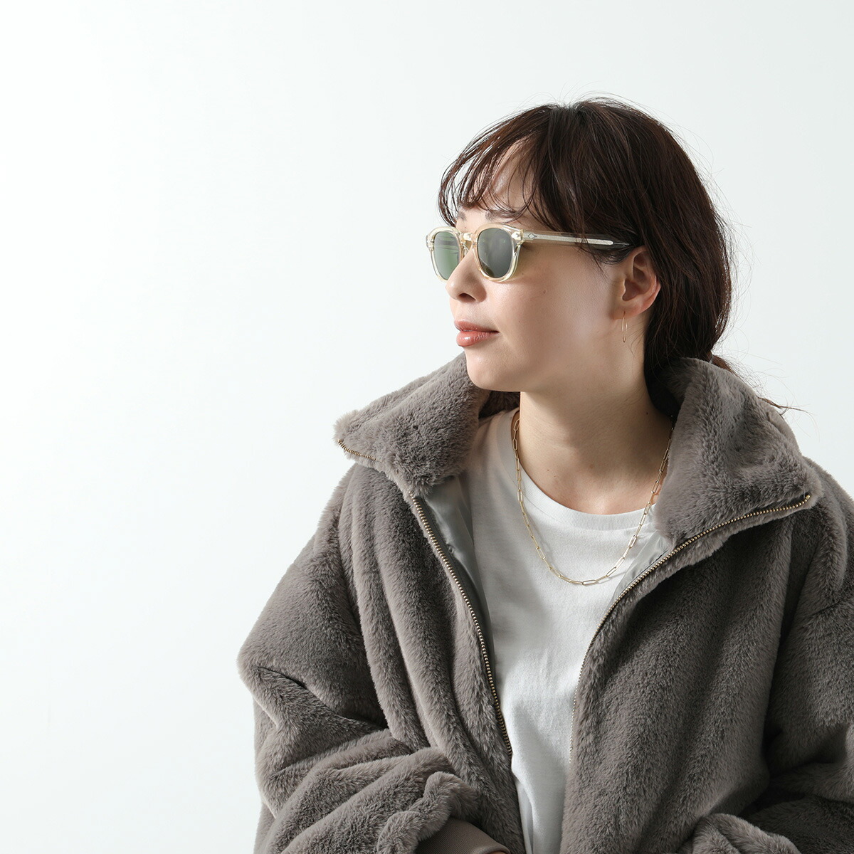 MOSCOT モスコット サングラス LEMTOSH SUN レムトッシュ レディース ウェリントン型 クリアフレーム めがね メガネ 眼鏡 アイウェア カラー2色