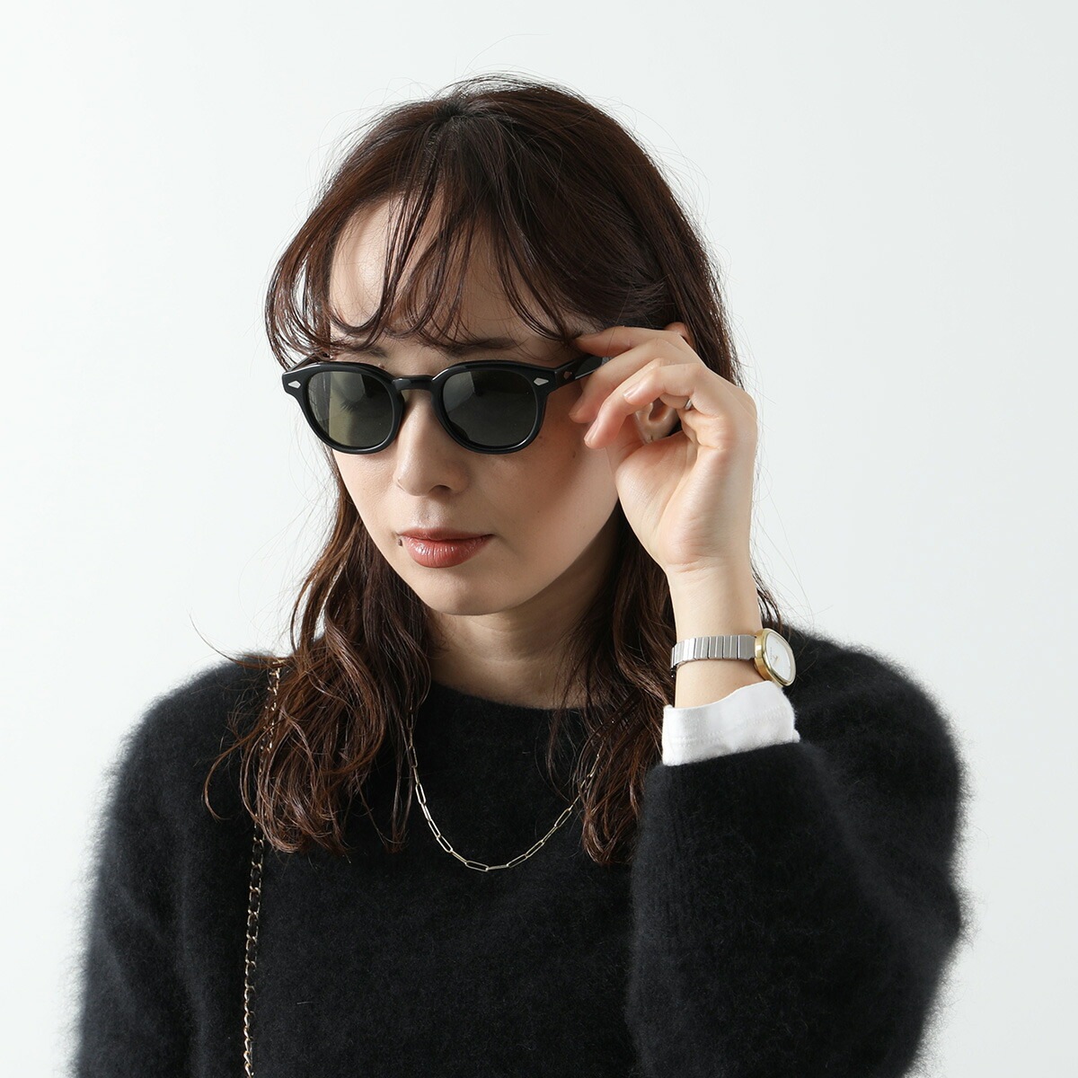 MOSCOT モスコット サングラス LEMTOSH SUN レムトッシュ レディース ウェリントン型 クリアフレーム めがね メガネ 眼鏡 アイウェア カラー2色