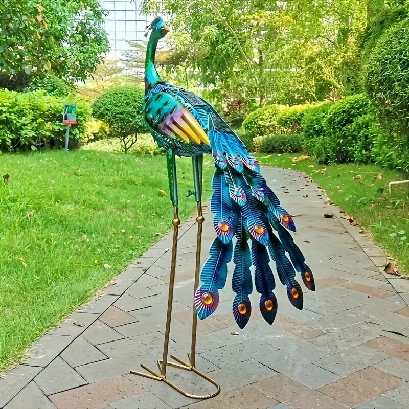 ガーデン オブジェ 孔雀 エレガント ソーラー 充電 ライト おしゃれ かわいい 置物 オーナメント ガーデニング 動物 アニマル 4-7 ガーデン オブジェ 孔雀 エレガント ソーラー 充電 ライト おしゃれ かわいい 置物 オーナメント ガーデニング 動物 アニマル 4-7