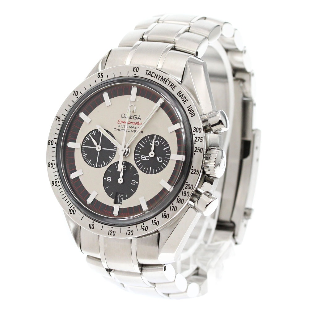 オメガ OMEGA 3559.32 スピードマスター シューマッハ レジェンド クロノグラフ デイト 自動巻き メンズ _860903【中古】