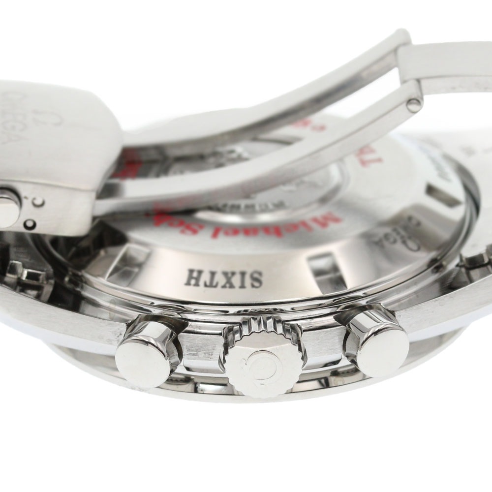 オメガ OMEGA 3559.32 スピードマスター シューマッハ レジェンド クロノグラフ デイト 自動巻き メンズ _860903【中古】