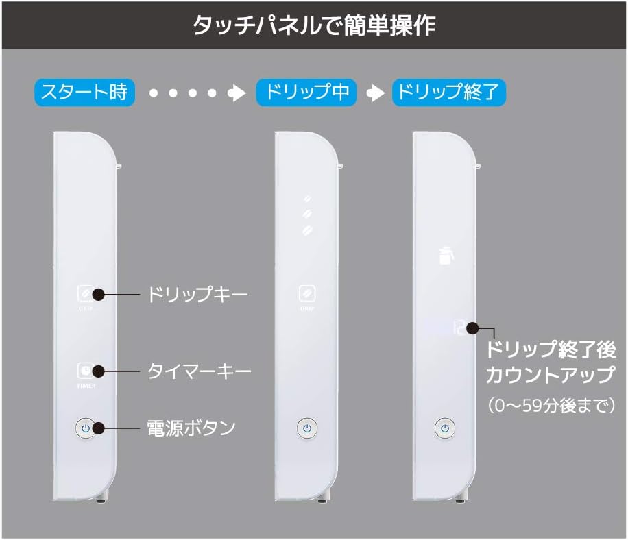 真空断熱ポット コーヒーメーカー 1L ホワイト ECK-1000 WH 真空断熱ポット コーヒーメーカー 1L ホワイト ECK-1000 WH