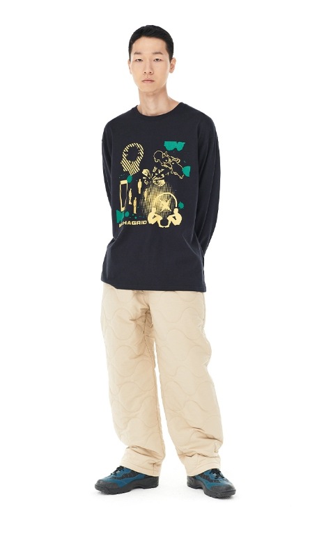 【mahagrid】23FW★ HUMAN BEING LS TEE mahagrid] HUMAN BEING LS TEE Tシャツ・カットソー