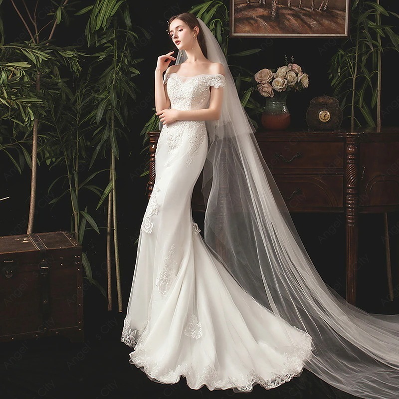 2024 新作 気質 花嫁ロングドレス 結婚式ワンピース 二次会ドレス パーティードレス 結婚式 ドレス パーティードレス パーティードレス 結婚式 お呼ばれ ロングドレスウェディングドレス 白-98