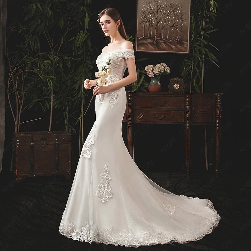 2024 新作 気質 花嫁ロングドレス 結婚式ワンピース 二次会ドレス パーティードレス 結婚式 ドレス パーティードレス パーティードレス 結婚式 お呼ばれ ロングドレスウェディングドレス 白-98