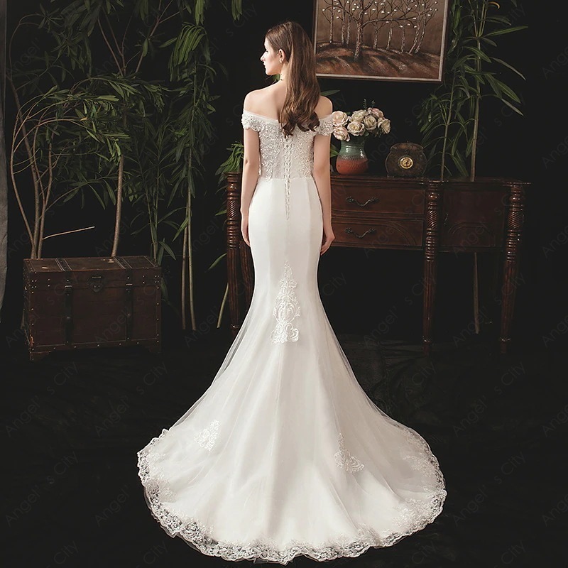 2024 新作 気質 花嫁ロングドレス 結婚式ワンピース 二次会ドレス パーティードレス 結婚式 ドレス パーティードレス パーティードレス 結婚式 お呼ばれ ロングドレスウェディングドレス 白-98