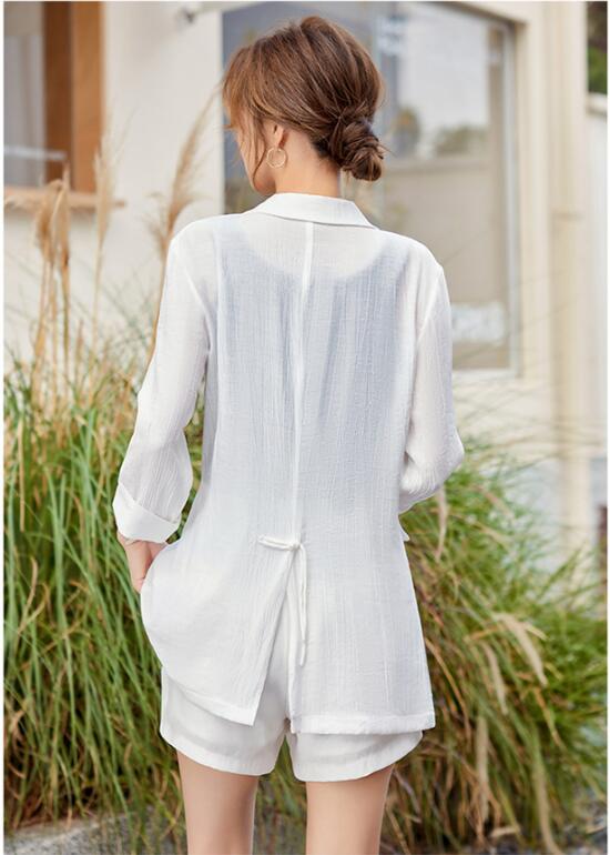 洗えるスーツ 着痩せ レディース フォーマル セットアップ 通勤 OL 7分袖ジャケット+短パンツ 2点セット ママ 入学式 卒業式 カジュアル ビジネス パンツスーツ ロングコート 日焼け止め セレ 洗えるスーツ 着痩せ レディース フォーマル セットアップ 通勤 OL 7分袖ジャケット+短パンツ 2点セット ママ 入学式 卒業式 カジュアル ビジネス パンツスーツ ロングコート 日焼け止め セレ