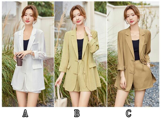 洗えるスーツ 着痩せ レディース フォーマル セットアップ 通勤 OL 7分袖ジャケット+短パンツ 2点セット ママ 入学式 卒業式 カジュアル ビジネス パンツスーツ ロングコート 日焼け止め セレ 洗えるスーツ 着痩せ レディース フォーマル セットアップ 通勤 OL 7分袖ジャケット+短パンツ 2点セット ママ 入学式 卒業式 カジュアル ビジネス パンツスーツ ロングコート 日焼け止め セレ