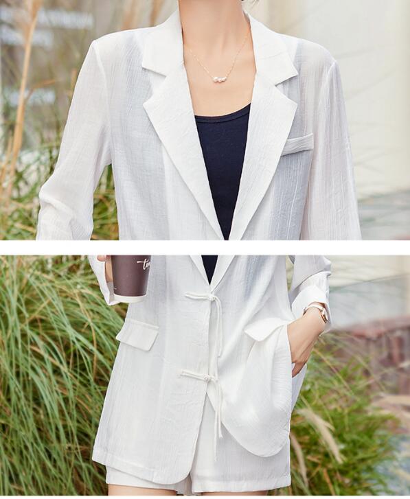 洗えるスーツ 着痩せ レディース フォーマル セットアップ 通勤 OL 7分袖ジャケット+短パンツ 2点セット ママ 入学式 卒業式 カジュアル ビジネス パンツスーツ ロングコート 日焼け止め セレ 洗えるスーツ 着痩せ レディース フォーマル セットアップ 通勤 OL 7分袖ジャケット+短パンツ 2点セット ママ 入学式 卒業式 カジュアル ビジネス パンツスーツ ロングコート 日焼け止め セレ