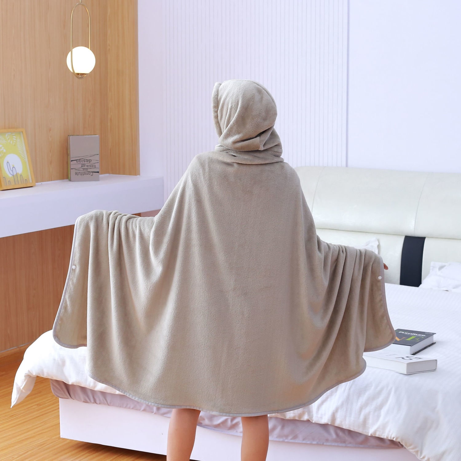 夏には毛布を着用できます