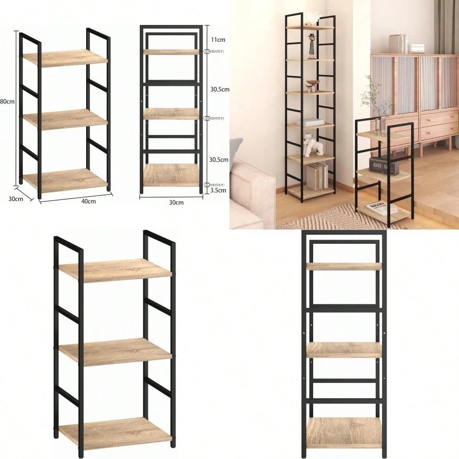 棚 ラック おしゃれ 棚 スリム 棚 ラック 棚 スリム シェルフ ラック おしゃれ オープンシェルフ オープンラック 本棚 スリム オーク 幅40×奥行30×高さ80cm 棚 ラック おしゃれ 棚 スリム 棚 ラック 棚 スリム シェルフ ラック おしゃれ オープンシェルフ オープンラック 本棚 スリム オーク 幅40×奥行30×高さ80cm