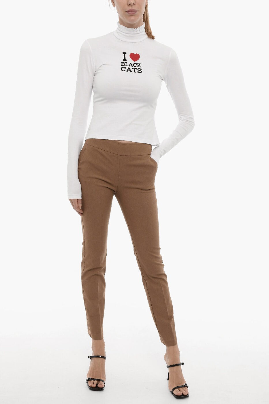 LOUIS F1366 CAMEL 秋冬2020 パンツ レディース dk