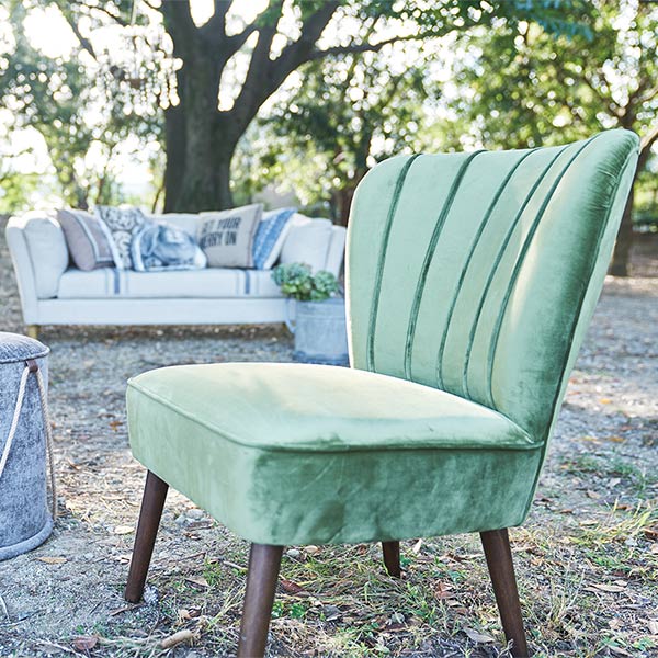 ソファ 1人掛け シングルソファ クラシック調 幅62.5cm