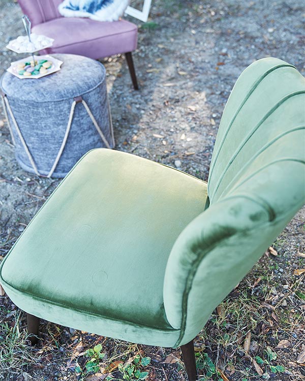 ソファ 1人掛け シングルソファ クラシック調 幅62.5cm