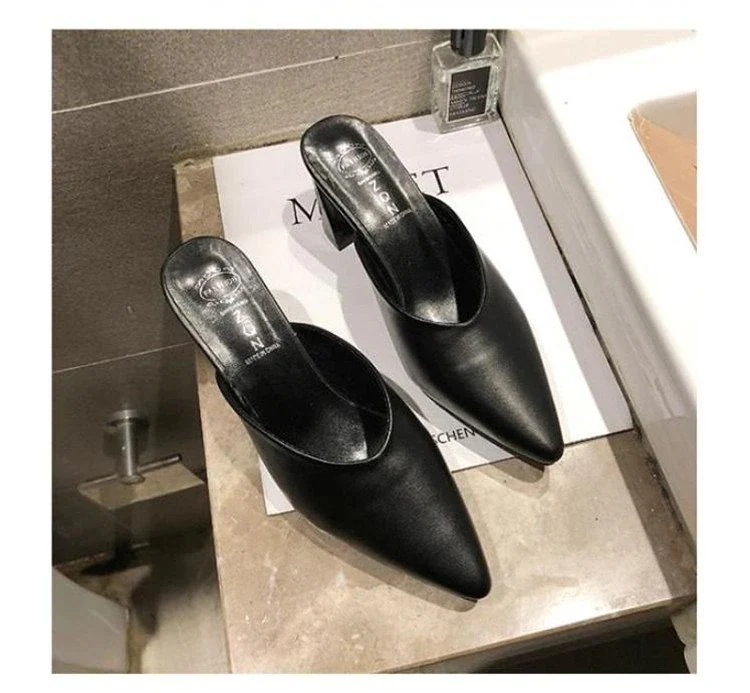 ピンヒール シンプル おしゃれな ハーフスリッパ サンダル サンダル パンプス 疲れないピンヒール 気質 レディース 包頭 大人気新商品気高い 通勤 L ポインテッドトゥ 歩きやすい ピンヒール シンプル おしゃれな ハーフスリッパ サンダル サンダル パンプス 疲れないピンヒール 気質 レディース 包頭 大人気新商品気高い 通勤 L ポインテッドトゥ 歩きやすい