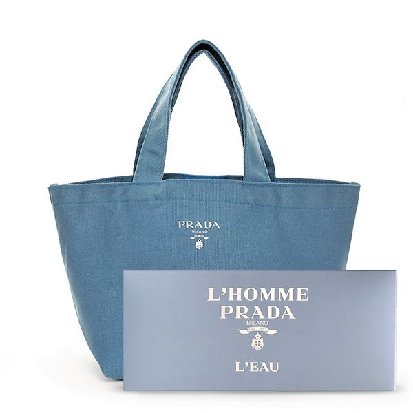 Qoo10] PRADA コスメティック キャンバス コスメポーチ