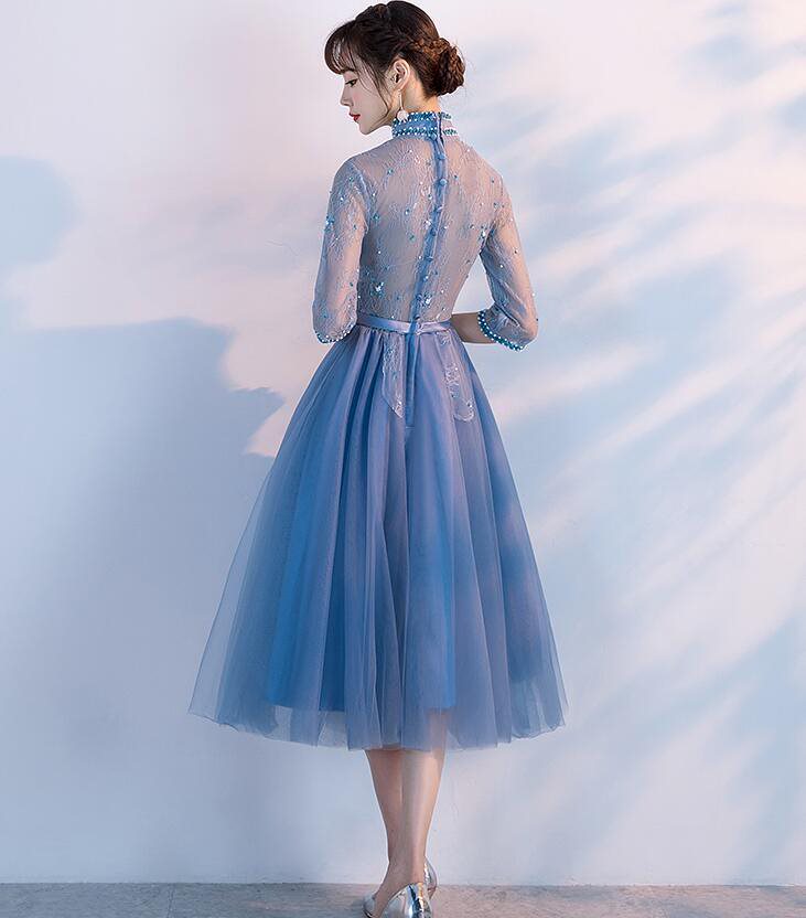 お呼ばれ 立ち襟 セクシードレス パーティードレス 袖あり 結婚式 ウェディングドレス 花嫁 ミモレ お呼ばれ 立ち襟 セクシードレス パーティードレス 袖あり 結婚式 ウェディングドレス 花嫁 ミモレ