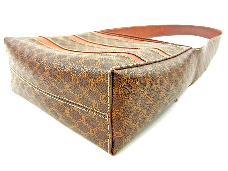 セリーヌ CELINE ショルダーバッグ ワンショルダー レディース マカダム ブラウン PVC×レザー 人気 セール 【中古】 T3816 . セリーヌ CELINE ショルダーバッグ ワンショルダー レディース マカダム ブラウン PVC×レザー 人気 セール 【中古】 T3816 .