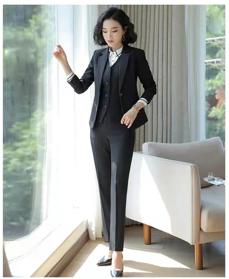 2色 韓国ファッションスーツ /フォーマルスーツ 卒業式 入学式リクルートスーツ レディースOL通勤 2色 韓国ファッションスーツ /フォーマルスーツ 卒業式 入学式リクルートスーツ レディースOL通勤