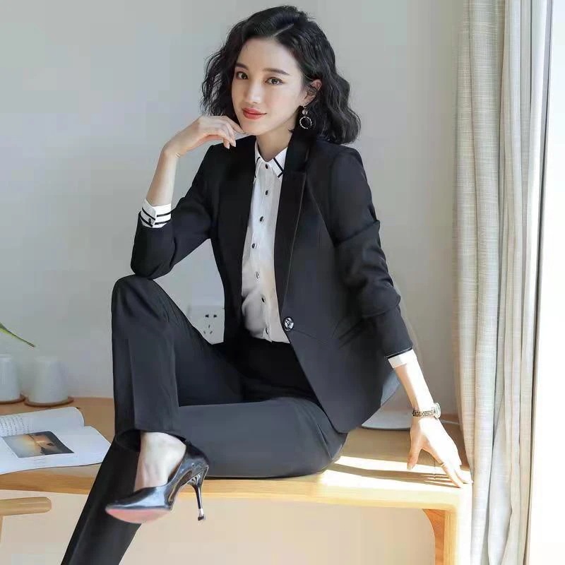2色 韓国ファッションスーツ /フォーマルスーツ 卒業式 入学式リクルートスーツ レディースOL通勤 2色 韓国ファッションスーツ /フォーマルスーツ 卒業式 入学式リクルートスーツ レディースOL通勤