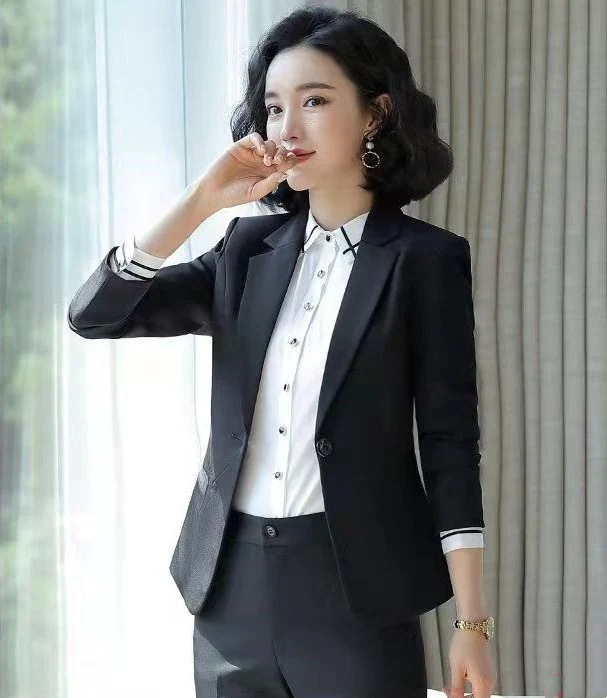 2色 韓国ファッションスーツ /フォーマルスーツ 卒業式 入学式リクルートスーツ レディースOL通勤 2色 韓国ファッションスーツ /フォーマルスーツ 卒業式 入学式リクルートスーツ レディースOL通勤