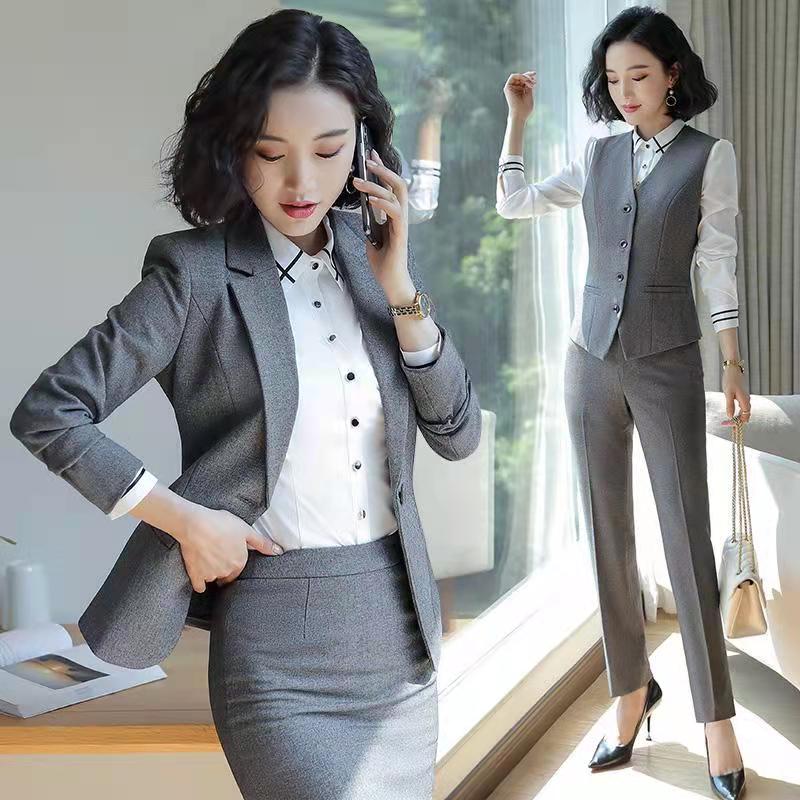 2色 韓国ファッションスーツ /フォーマルスーツ 卒業式 入学式リクルートスーツ レディースOL通勤 2色 韓国ファッションスーツ /フォーマルスーツ 卒業式 入学式リクルートスーツ レディースOL通勤