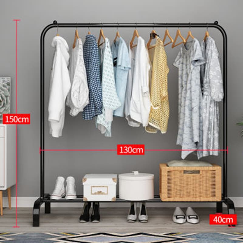ハンガーラック 収納 大容量物干しラック フロアコートラック 寝室の物干しラック シンプルな物干しロッド 折りたたみ式 屋内バルコニーの物干しラック ハンギングラック ハンガーラック