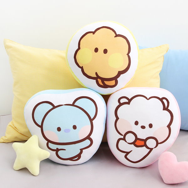 トップ bt21 クッション ショップ