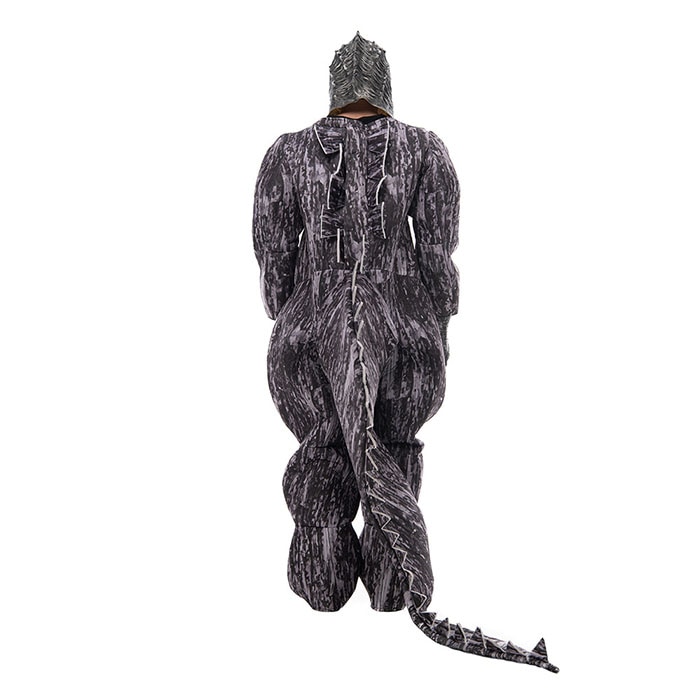 ハロウィン 仮装 ゴジラ コスプレ 怪獣 コスチューム 恐竜 衣装 メンズ 4点セット 大きいサイズ 男性 大人 パーティー 舞台 演出服 イベント 写真撮影 ステージ 演劇 余興 学祭 学園祭 忘年