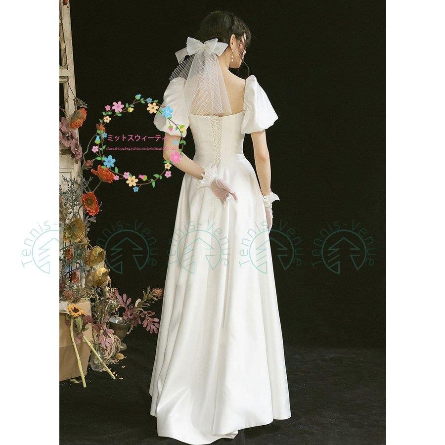 ウェディングドレス 二次会 花嫁 結婚式 イブニングドレス Aライン マキシ丈 ウエディングドレス ウェディングドレス 二次会 花嫁 結婚式 イブニングドレス Aライン マキシ丈 ウエディングドレス