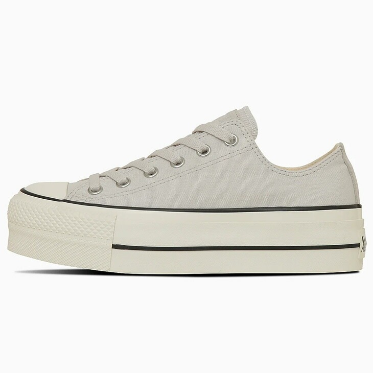 スニーカー レディースシューズ オールスター アール リフテッド PS OX ローカット 厚底ソール キャンバス レディーススニーカー おしゃれ シンプル きれいめ/3131429