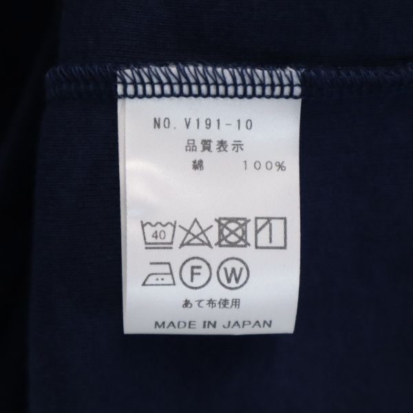 未使用 バースト222 19ss 日本製 バイカラー 半袖 Tシャツ 2 赤×紺 vast222 メンズ