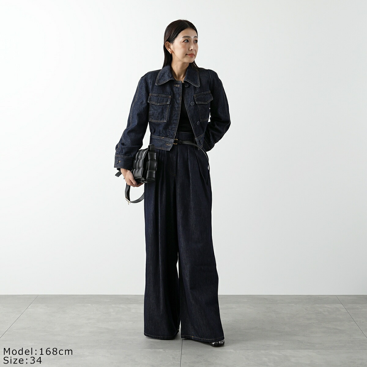 DRIES VAN NOTEN ドリスヴァンノッテン デニム ジャケット VISTAM 010507 9376 レディース Gジャン ジージャン ショート丈 5