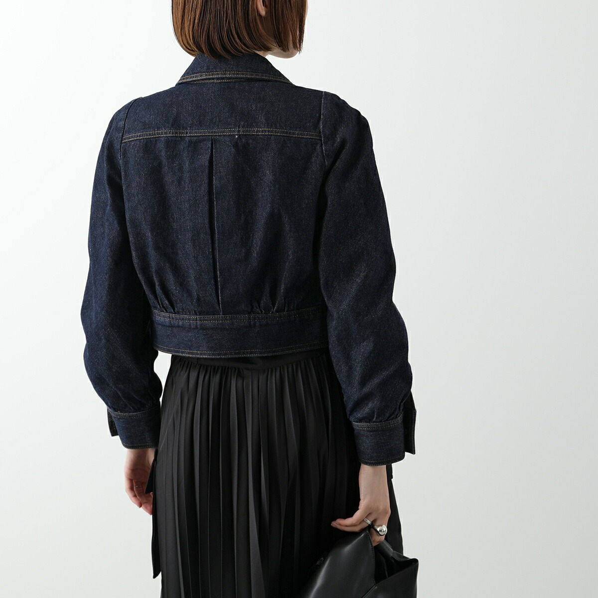 DRIES VAN NOTEN ドリスヴァンノッテン デニム ジャケット VISTAM 010507 9376 レディース Gジャン ジージャン ショート丈 5