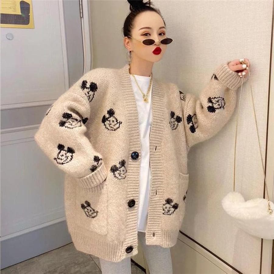 【2個買うと1個無料】新作 ディズニー ミッキー カーディガン レディース 韓国ファッション 秋冬 ボーダー トップス コート 長袖 上着 ブラウス トップス 福袋 【2個買うと1個無料】新作 ディズニー ミッキー カーディガン レディース 韓国ファッション 秋冬 ボーダー トップス コート 長袖 上着 ブラウス トップス 福袋