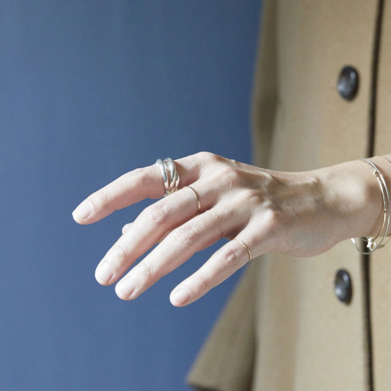 正規品 [BTS ジミン RM 着用] R458S リング 指輪 韓国 アクセサリー シルバー