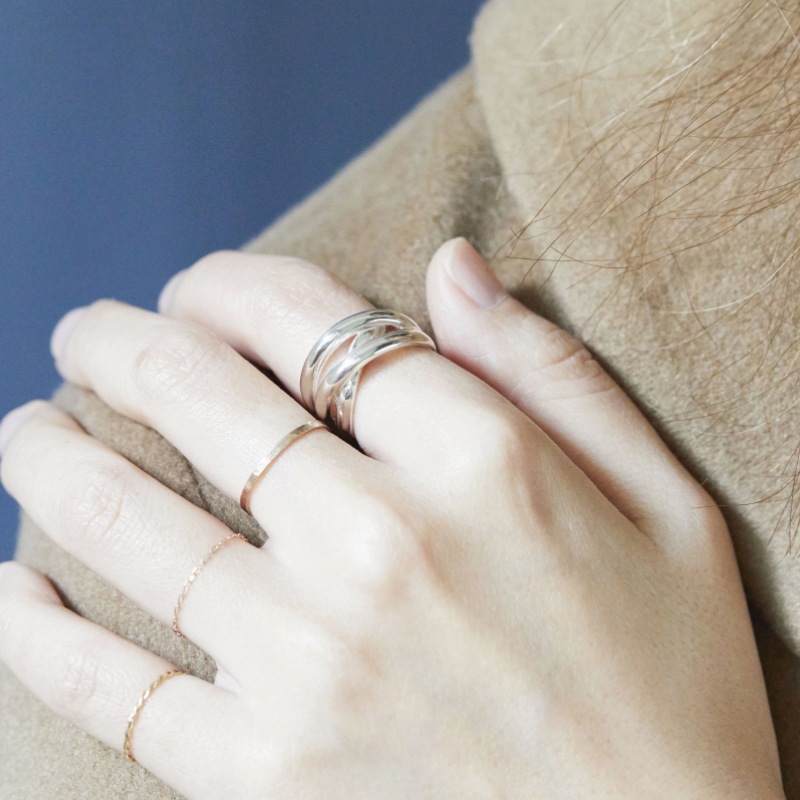 正規品 [BTS ジミン RM 着用] R458S リング 指輪 韓国 アクセサリー シルバー