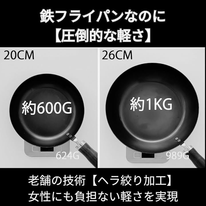 鉄フライパン リストランテ バリック トウキョウ コラボレーション IH対応 軽い 焦げ付かない サビにくい お手入れ簡単( ウォールナット, 26cm) 鉄フライパン リストランテ バリック トウキョウ コラボレーション IH対応 軽い 焦げ付かない サビにくい お手入れ簡単( ウォールナット, 26cm)