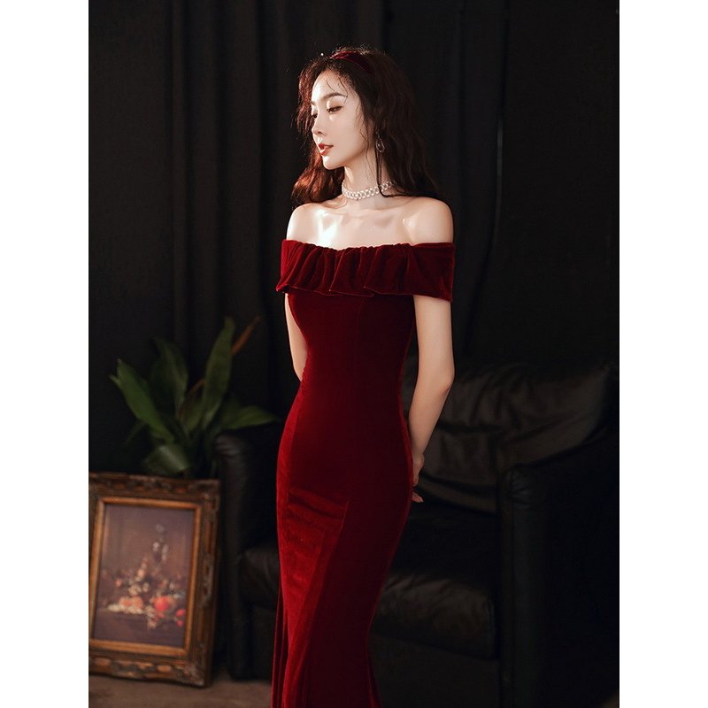 パーティードレス ワンピース ウェディングドレス 結婚式 成人式 パーティー 秋冬 姫系 オフショル パーティードレス ワンピース ウェディングドレス 結婚式 成人式 パーティー 秋冬 姫系 オフショル