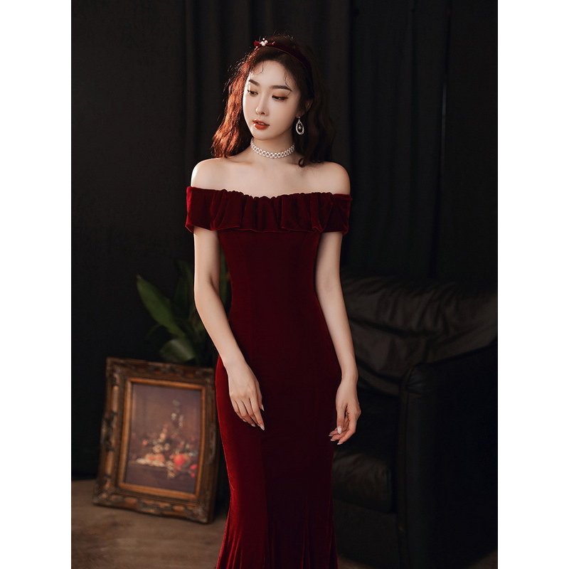 パーティードレス ワンピース ウェディングドレス 結婚式 成人式 パーティー 秋冬 姫系 オフショル パーティードレス ワンピース ウェディングドレス 結婚式 成人式 パーティー 秋冬 姫系 オフショル